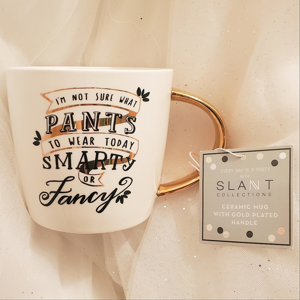 SLANT COLLECTIONS  I'm not sure what pants to wear today coffee tea mug